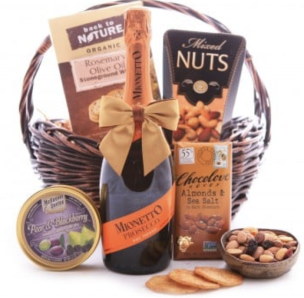 Sweet and Savory Prosecco Basket(International)